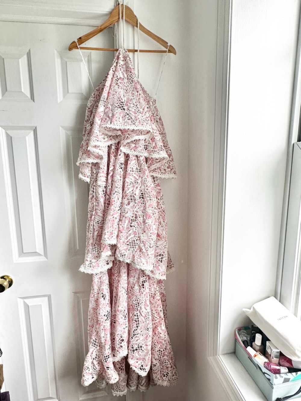 Elliatt Valencia Lace Tiered Halter Maxi Dress - Picture 8 of 15